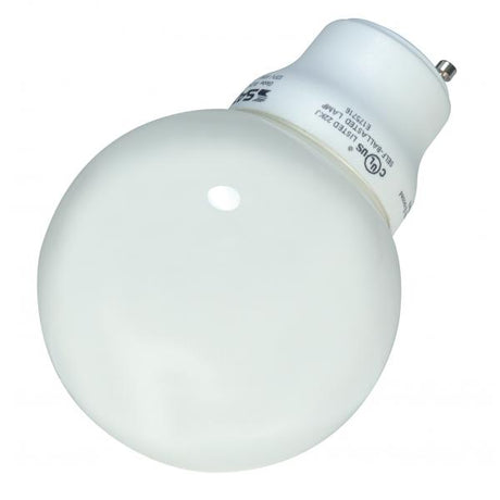 15 Watt - G25 Compact Fluorescent - 2700K - 82 CRI - GU24 base - 120 Volt