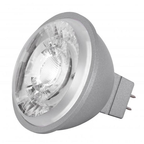 8W - LED MR16 - 3000K - 15 deg. beam spread - GU5.3 base - 12 Volt AC/DC