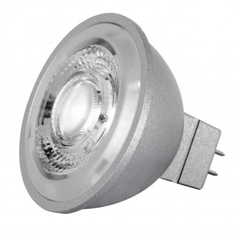 8W - LED MR16 - 3000K - 40 deg. beam spread - GU5.3 base - 12 Volt AC/DC