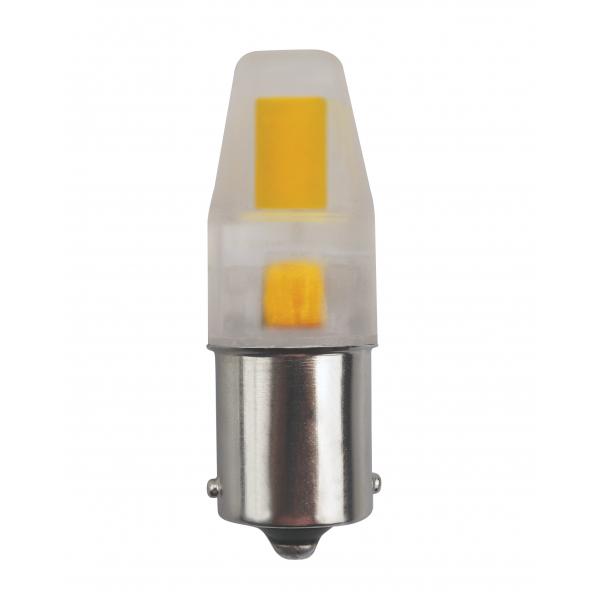 3W - LED - 3000K - Clear - S.C Bayonet Base - 12 Volt AC/DC