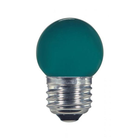 1.2 Watt LED - S11 - Ceramic Green - Medium base - 120 Volt - Carded