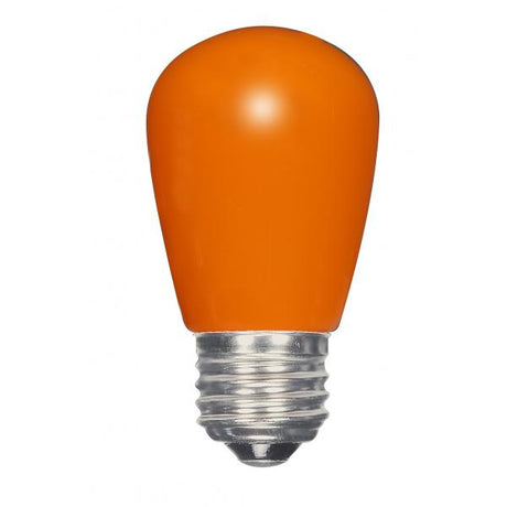 1.4 Watt LED - S14 - Ceramic Orange - Medium base - 120 Volt - Carded