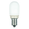 0.8 Watt LED - T6 - Frost - 2700K - Candelabra base - 120 Volt - Carded