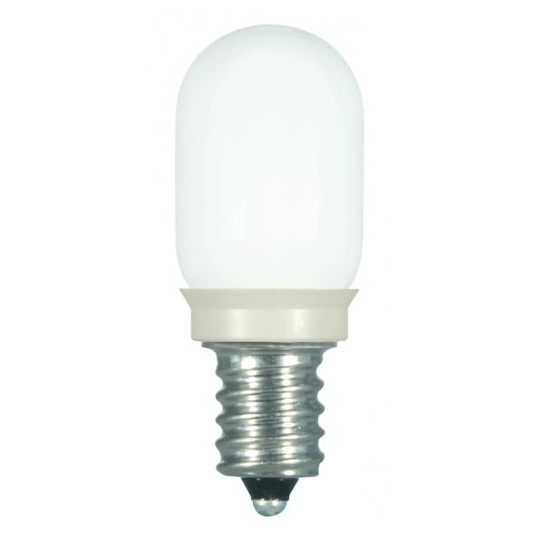 0.8 Watt LED - T6 - Frost - 2700K - Candelabra base - 120 Volt - Carded