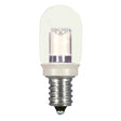 0.8 Watt LED - T6 - Clear - 2700K - Candelabra base - 120 Volt - Carded