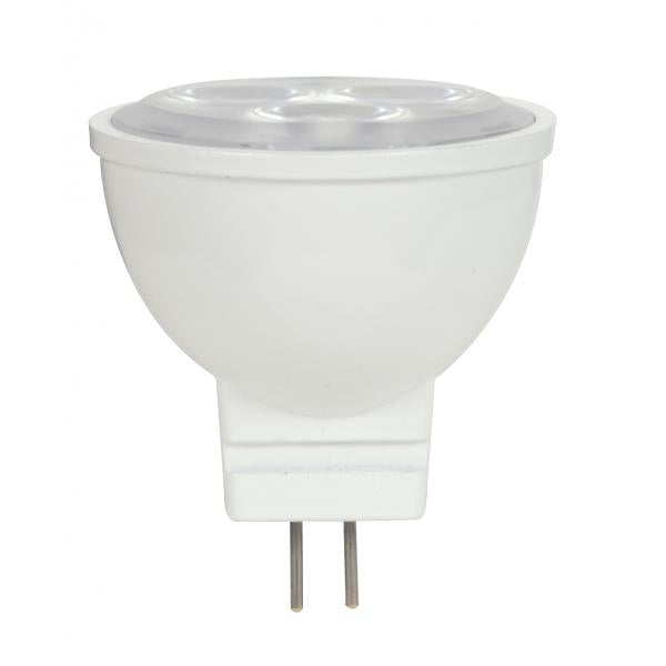 3W - LED - MR11 - 4000K - 25 deg. beam spread - 25000 Average rated hours - 210 Lumens - GU4 base - 12 Volt AC/DC