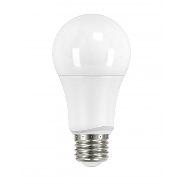 9.5 Watt - A19 LED - Frosted - 3000K Medium base - 220 deg. Beam Angle - 120 Volt - Non-Dimmable