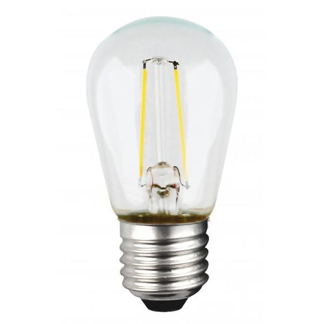 1 Watt LED - S14 - Clear - Medium base - 2700K - 120 Volt