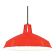 1 Light - 16" - Pendant - Warehouse Shade - Red Finish