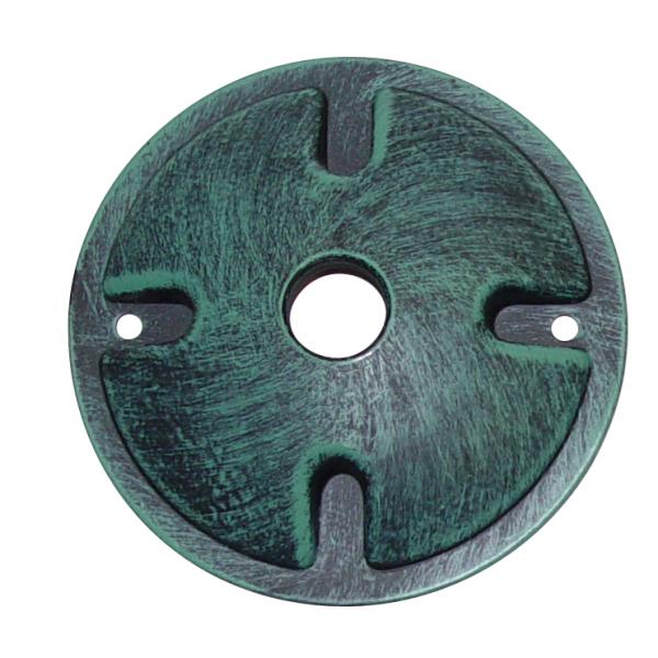 Mounting Plate - 1 Light - Antique Verdigris Finish