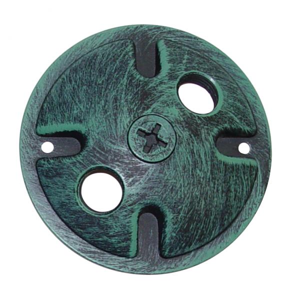 Mounting Plate - 2 Light - Antique Verdigris Finish