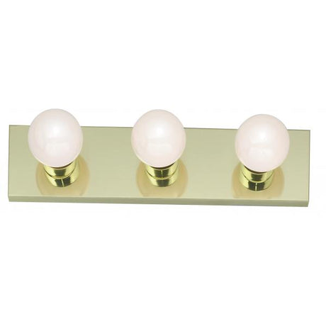 3 Light - 18" - Vanity - Strip - Polished Brass Finish