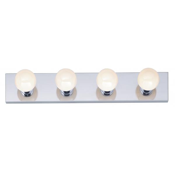 4 Light - 24" - Vanity - Strip - Polished Chrome Finish