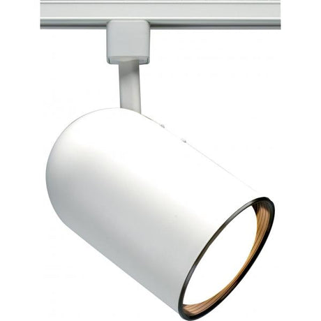 1 Light - R20 - Track Head - Bullet Cylinder - White Finish