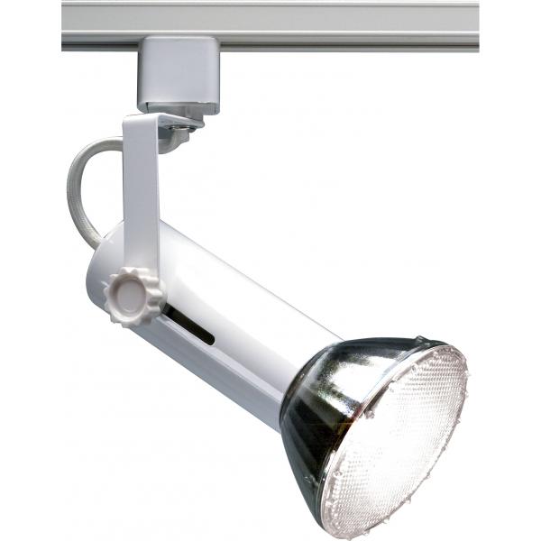 1 Light - 2" - Track Head - Universal Holder - White Finish