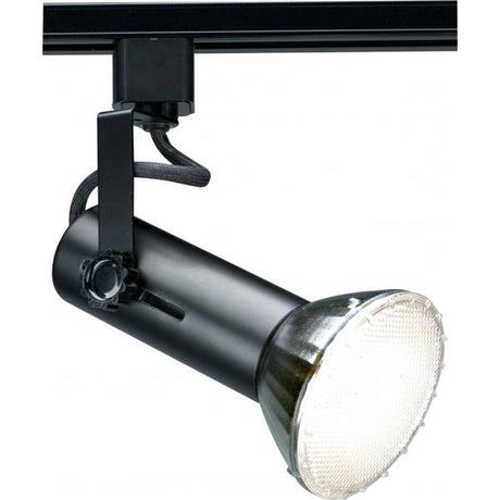 1 Light - 2" - Track Head - Universal Holder - Black Finish