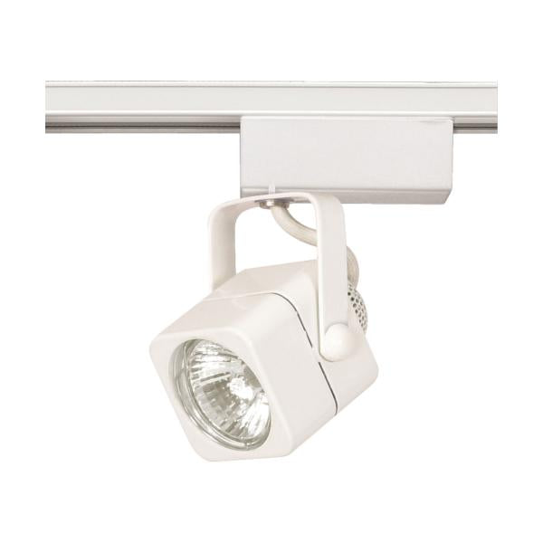 1 Light - MR16 - 12V Track Head - Square - White Finish