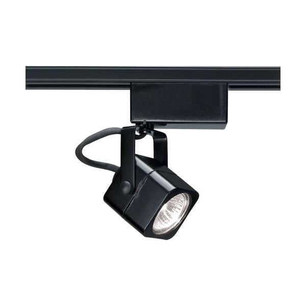 1 Light - MR16 - 12V Track Head - Square - Black Finish