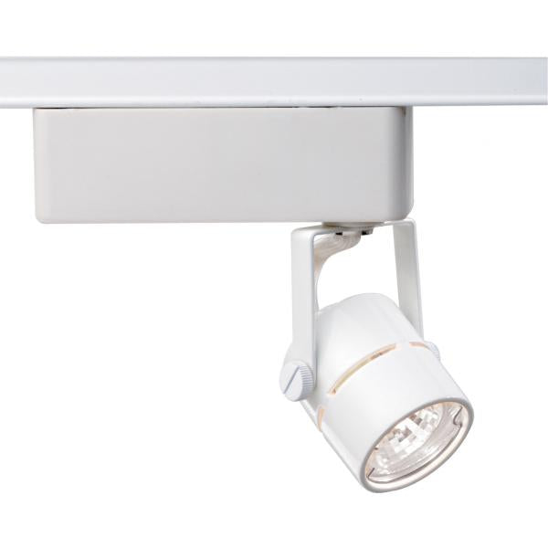 1 Light - MR16 - 12V Track Head - Round - White Finish