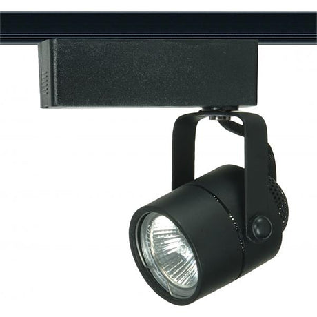 1 Light - MR16 - 12V Track Head - Round - Black Finish