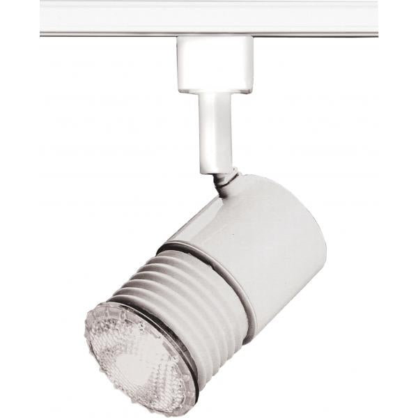 1 Light - 2" - Track Head - Mini Universal Holder - White Finish