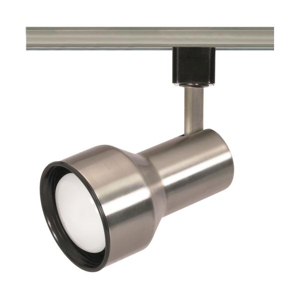 1 Light - R20 - Track Head - Step Cylinder - Brushed Nickel Finish