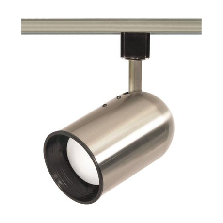 1 Light - R20 - Track Head - Bullet Cylinder - Brushed Nickel Finish