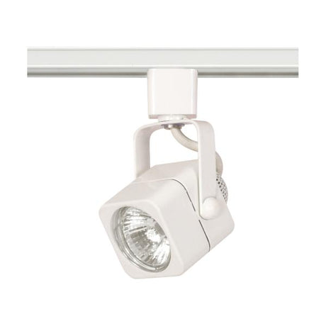 1 Light - MR16 - 120V Track Head - Square - White Finish