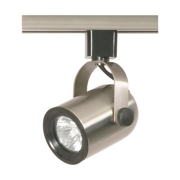 1 Light - MR16 - 120V Track Head - Round Back - Brushed Nickel Finish