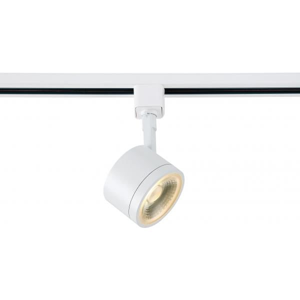 1 Light - LED - 12W Track Head - Round - Matte White - 36 Deg. Beam