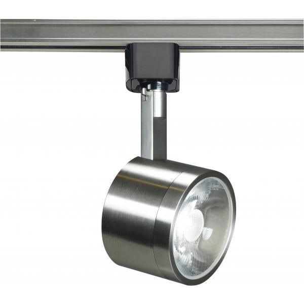 1 Light - LED - 12W Track Head - Round - Brushed Nickel - 24 Deg. Beam