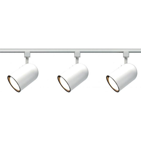 3 Light - R30 - Bullet Cylinder Track Kit - 4 foot Track - White