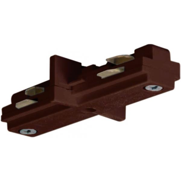 Mini Straight Connector - Brown Finish