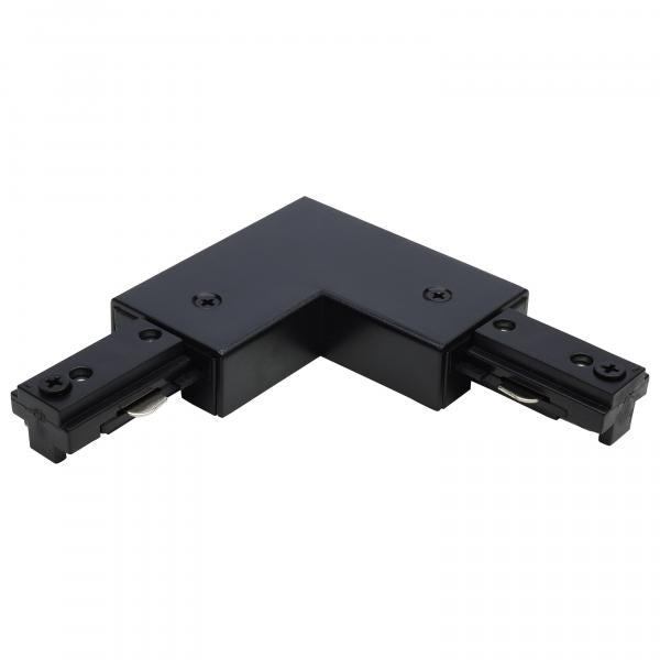 L Connector - Reverse Polarity - Black Finish