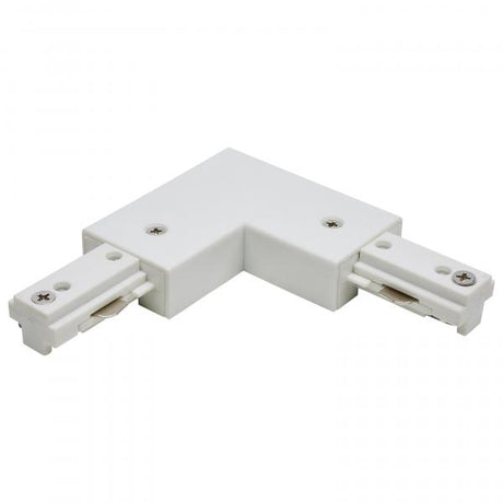 L Connector - Reverse Polarity - White Finish