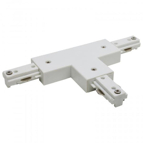 T Connector - Reverse Polarity - White Finish