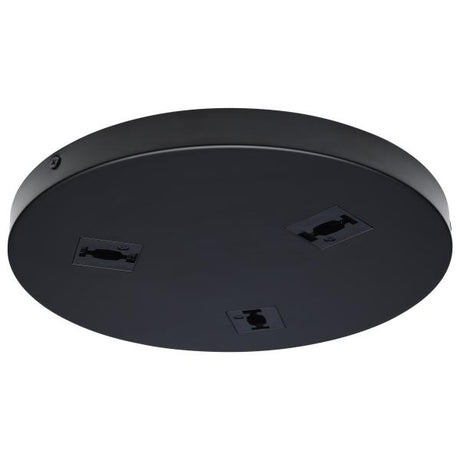 Triple Monopoint Adapter - Round - Black Finish