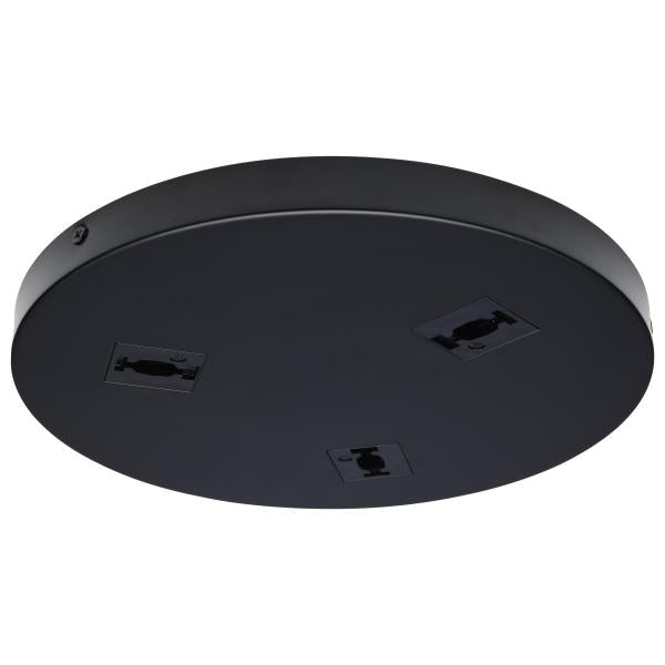 Triple Monopoint Adapter - Round - Black Finish