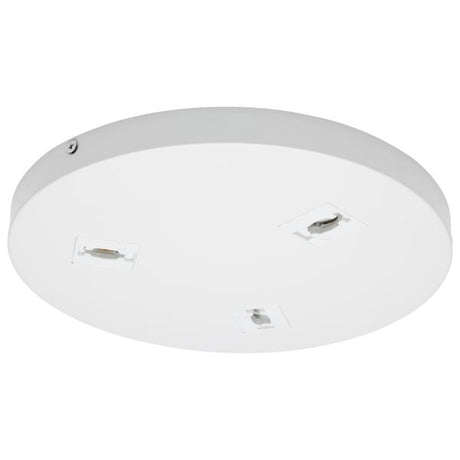 Triple Monopoint Adapter - Round - White Finish