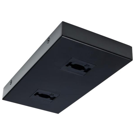 Double Monopoint Adapter - Rectangular - Black Finish