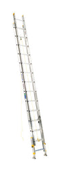 Werner Equalizer 28 ft. H Aluminum Extension Ladder Type II 225 lb. capacity 14-28 ft.