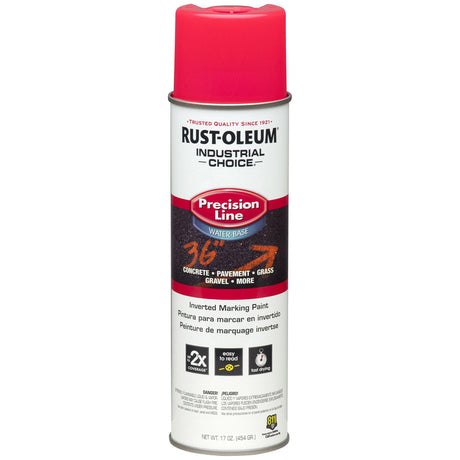 Rust-Oleum Industrial Choice Fluorescent Pink Field Marking Paint 17 oz