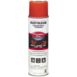 Rust-Oleum Industrial Choice Fluorescent Red Inverted Marking Paint 17 oz