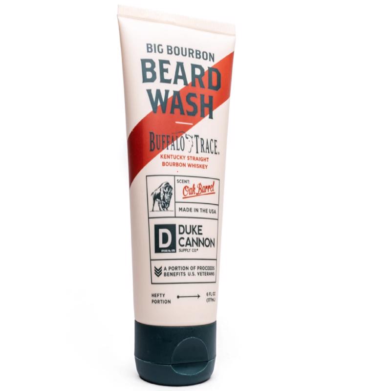 Duke Cannon Big Bourbon Buffalo Trace Scent Beard Wash 6 oz 1 pk