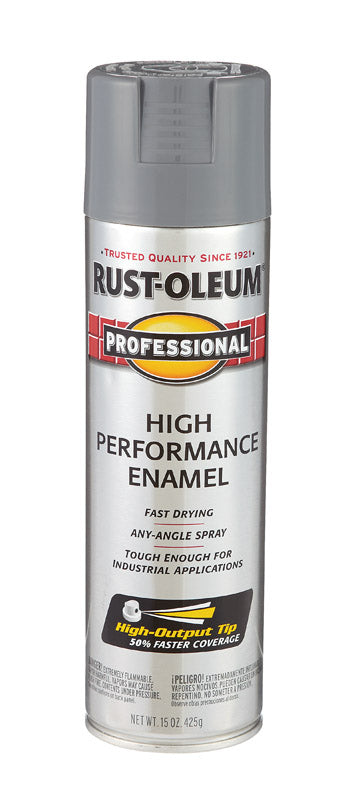 Rust-Oleum Professional Gloss Dark Machine Gray Spray Paint 15 oz
