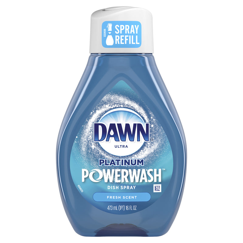 Dawn Platinum Plus Powerwash Dish Soap Spray, Fresh Clean, 1 Starter Kit + 2 Refills