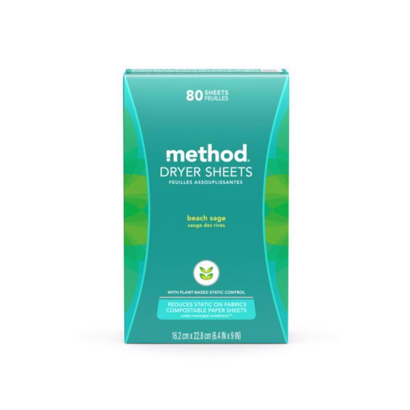 Method Dryer Sheets BCHSGE 80 pk