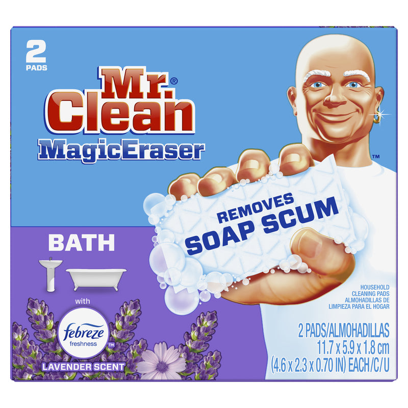 Mr. Clean Magic Eraser Non-Scratch Eraser Sponge For Bath and Tile 4.6 in. L 2 pk