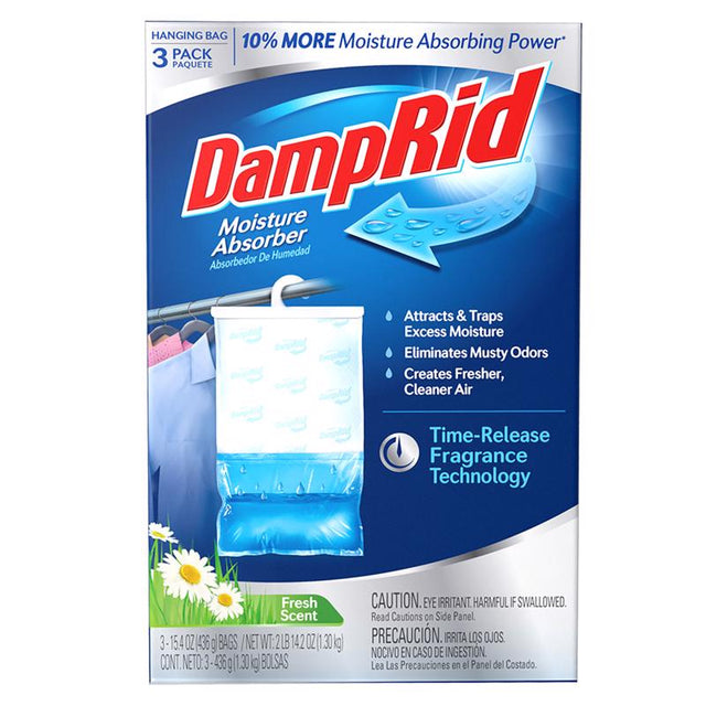 DampRid Hanging Moisture Absorber Fresh Scent 15.4 oz 3 pk