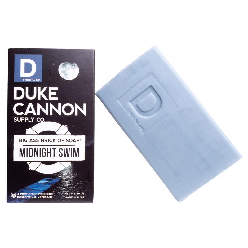 Duke Cannon Midnight Swim Scent Bar Soap 10 oz